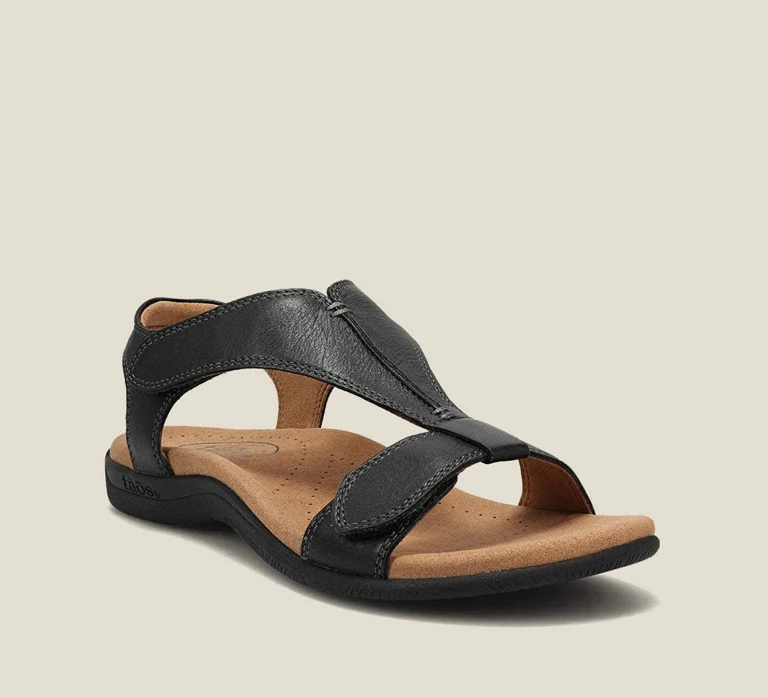 Damen Komfortsandalen mit verstellbarem Riemen und gepolsterter Sohle