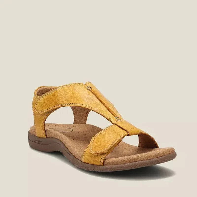 Damen Komfortsandalen mit verstellbarem Riemen und gepolsterter Sohle