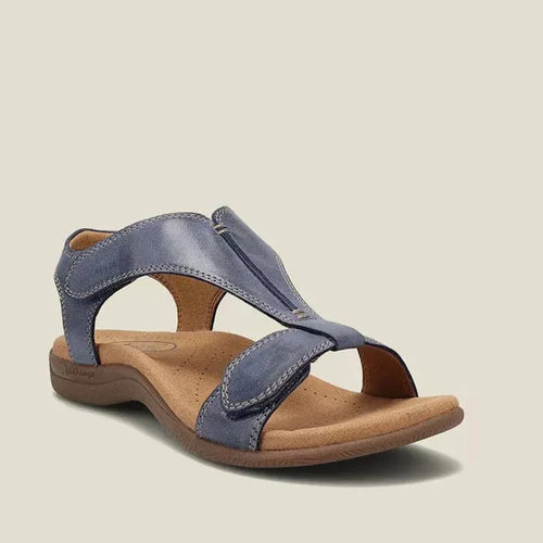 Damen Komfortsandalen mit verstellbarem Riemen und gepolsterter Sohle