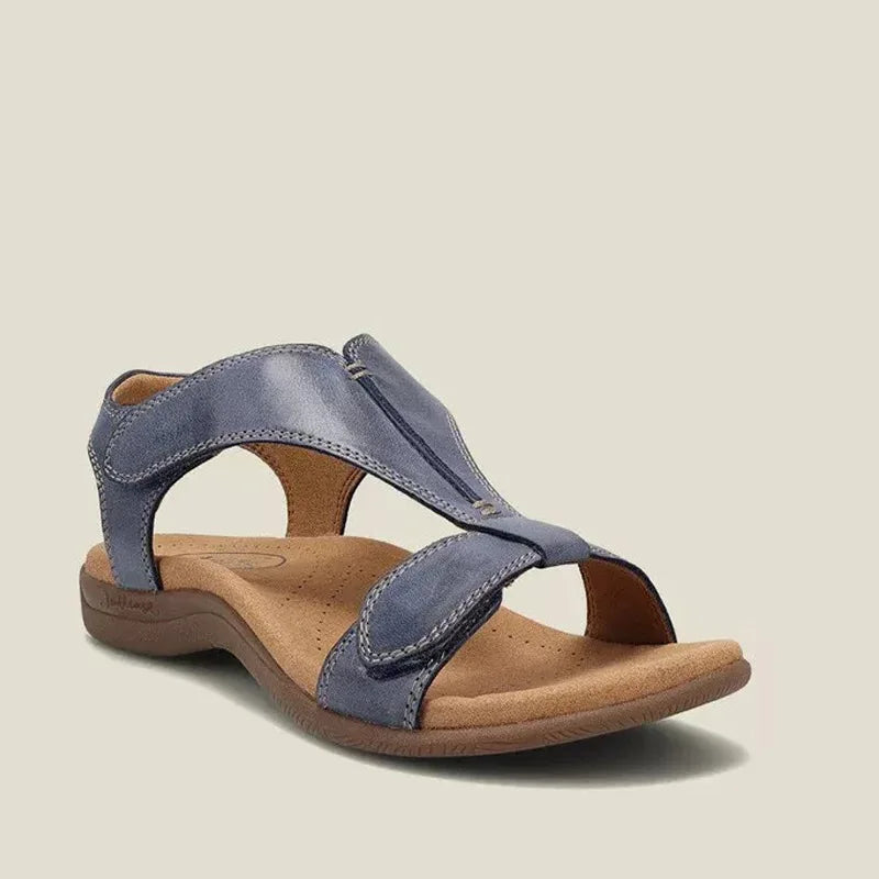 Damen Komfortsandalen mit verstellbarem Riemen und gepolsterter Sohle