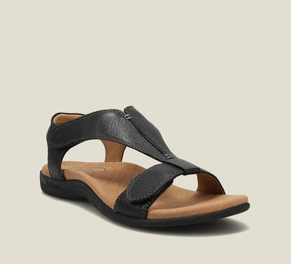 Damen Komfortsandalen mit verstellbarem Riemen und gepolsterter Sohle