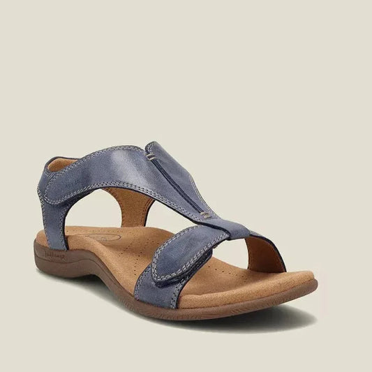 Damen Komfortsandalen mit verstellbarem Riemen und gepolsterter Sohle