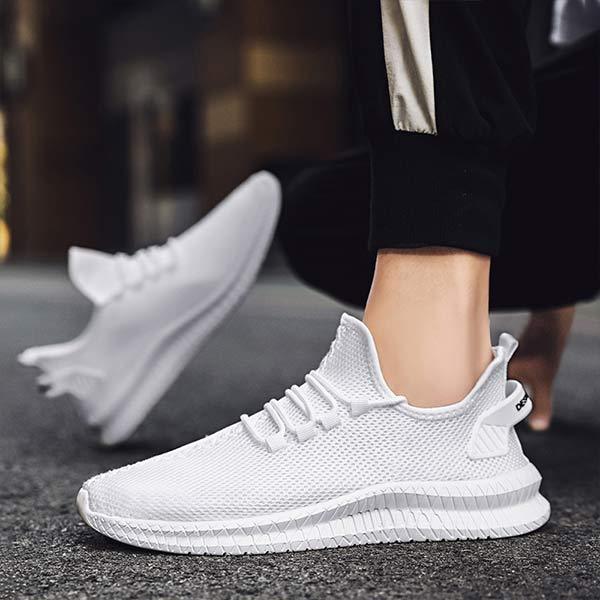 Herren Atmungsaktive Laufschuhe mit Mesh-Obermaterial