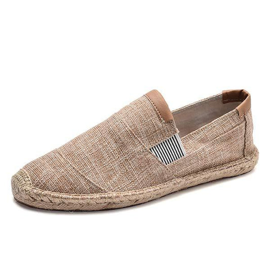 Herren Espadrilles aus Leinen und Canvas